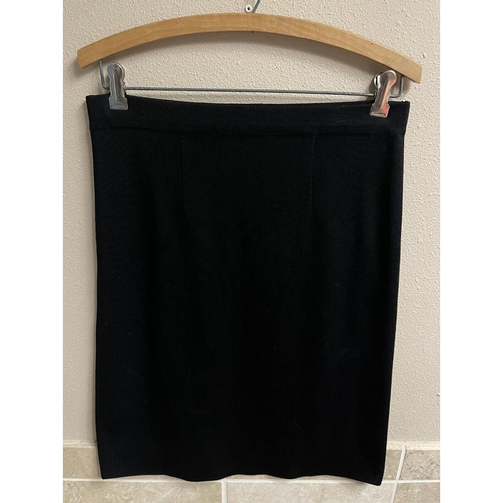 Exclusively Misook Black Pencil Skirt XS